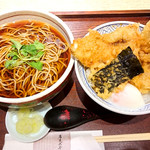 蕎麦六本 - 豚天丼とお蕎麦