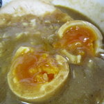 煮玉子（食べかけで申し訳ありません）