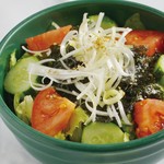 南韓海苔的韓式生菜沙拉