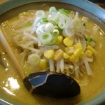 寿浅 - 白みそらーめん￥８５０－＋大盛り￥１００－