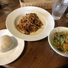 ダンデライオン - 料理写真:ランチの生パスタセット(エゾシカ肉のミートソース)