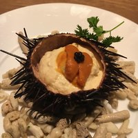 BELON 渋谷店 - 冷製　生雲丹のプリン　キャビア添え