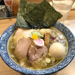 中華そば 多賀野 - 2018.3【税込み価格】◉粟国の塩ラーメン 750円＋トッピング特製Ａ270円　計1020円