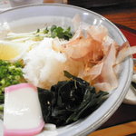 手打ちうどん 自遊席 - 生醤油うどん