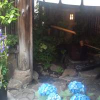 うなぎ割烹 大江戸 - 紫陽花綺麗。