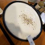 ろく月 - 白いカレーラーメン