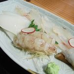 季寄料理よしかわ - 鰆、イカ、ガス海老、蛸