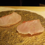 鮨　Shizuku - 雫コース18000円❻刺身・一本釣金目鯛