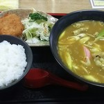小谷食堂 - カレー中華 コロッケセット
