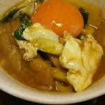 きしめん あまの - 熱いので退避させます。