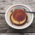 岡本屋 売店 - 地獄蒸しプリン