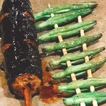 炭家 - 納豆巻きとキンシンサイ