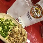 博多ラーメン まるひで - レモンサワーと酢もつ…小さなグラスはわがままバージョンです！