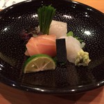 日本料理 たかむら - 本鱒ルイベ　　あいなめ