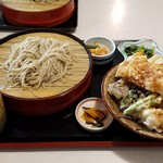 しなの亭 - 穴子丼と10割蕎麦セット1000円