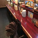 拉麺 空海 - カウンターテーブル