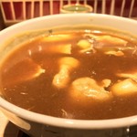 味奈登庵 - #食べログ的に撮るとこうなる。  
      ナミナ〜ミ♡  
      肉もねぎもしっかり入っているのがウレシイ♡