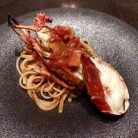 DINING & BAR TABLE 9 TOKYO - 伊勢海老のリングイネ  キノコのトマトソース