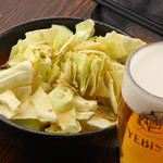 福の神 - お通しのキャベツはおかわり自由