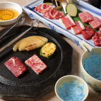 焼肉阿蘇溶岩焼 上盛り合せ (一人前)