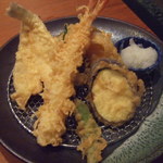 文楽　つなぎ - 天婦羅盛り合わせ