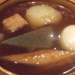 文楽　つなぎ - おでん盛り合わせ