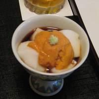 玄冶店 濱田家 - 先附　　胡麻豆腐、生雲丹