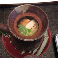 玄冶店 濱田家 - 吸物　松茸と鱧の土瓶蒸し