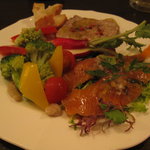 オステリア ヴァンヴィーノ - おつまみ3種盛り、780円(H23.6.6)