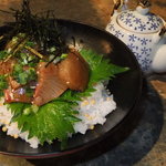 斗 - 魚のヅケ茶漬け