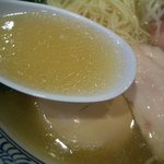 麺屋一燈 - 特製芳醇香味そば（塩）スープアップ