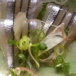 おてちきや - きびなごのお刺身