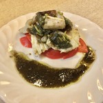 ゆたか - 皮蛋とイカの和え物 青麻鮮ソース