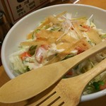 有頂天 - 料理写真:半熟たまごとレタスのサラダ ￥550