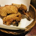 三味 - 唐揚げ    骨つきで、カラッと美味しい❤️