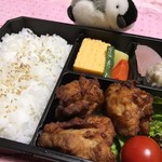 大地を守るDeli - 唐揚げ弁当（開けたとこ）