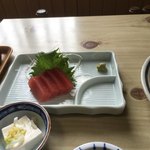小川食堂 - C定食の刺身
