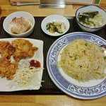 萬福園 - チャーハン定食 650円