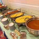 伊丹シティホテル - 軽食コーナー＠カレー、オムレツ、ポークピカタ、パスタ