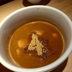 杏と桜 - 【2018.3.10(土)】つけ麺(並盛・220g)1,242円のスープ