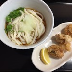 きりや - かしわ天ぶっかけうどん  480円