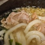 横浜かすうどん りっちゃん - そして豚バラ肉