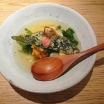 魚工房 としまや - 天然真鯛のからあげ 山茶銀あんかけ