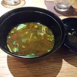 魚工房 としまや - お味噌汁
