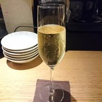 魚工房 としまや - スパークリングワイン