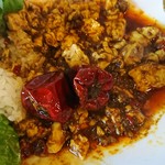 大衆中遊華食堂 八戒 - 朝天唐辛子が３個入ってましたが、美味しく頂きました