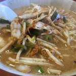 さつまラーメン宇佐店 - ネギラーメン 意外と味噌のコク深い