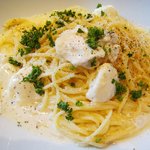 Bistro flat - ３種のチーズのクリームソーススパゲッティ