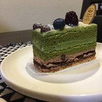 シ・サワット - 抹茶のチョコレートケーキ