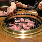 クロスケ - 家族で焼き焼き…ジュ〜ジュ〜〜